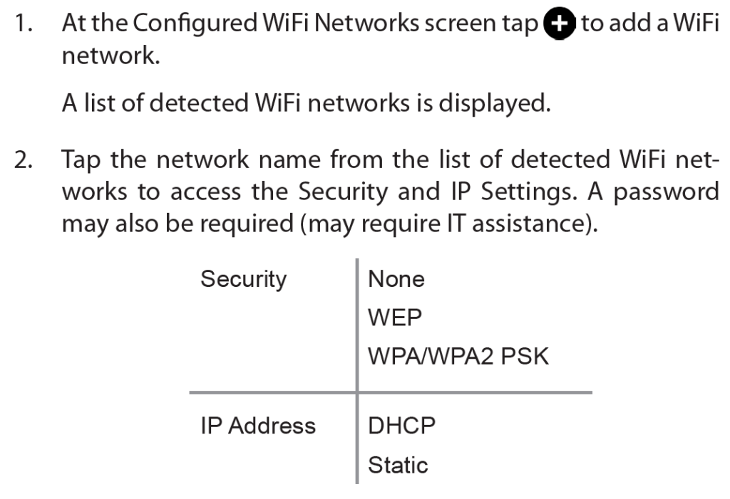 Add a WiFi Network 1